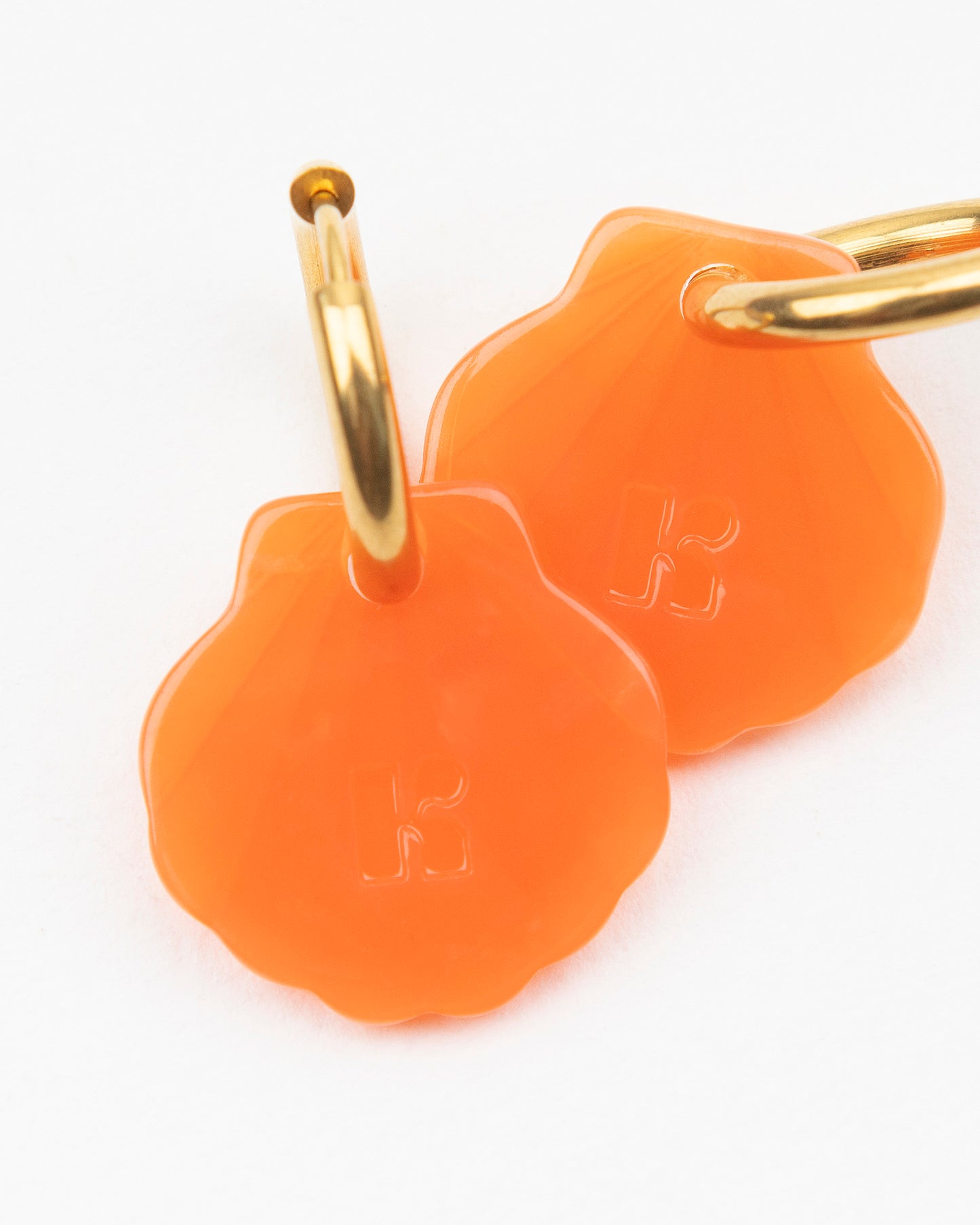 Boucles d'oreilles BABY MERMAID - Orange -