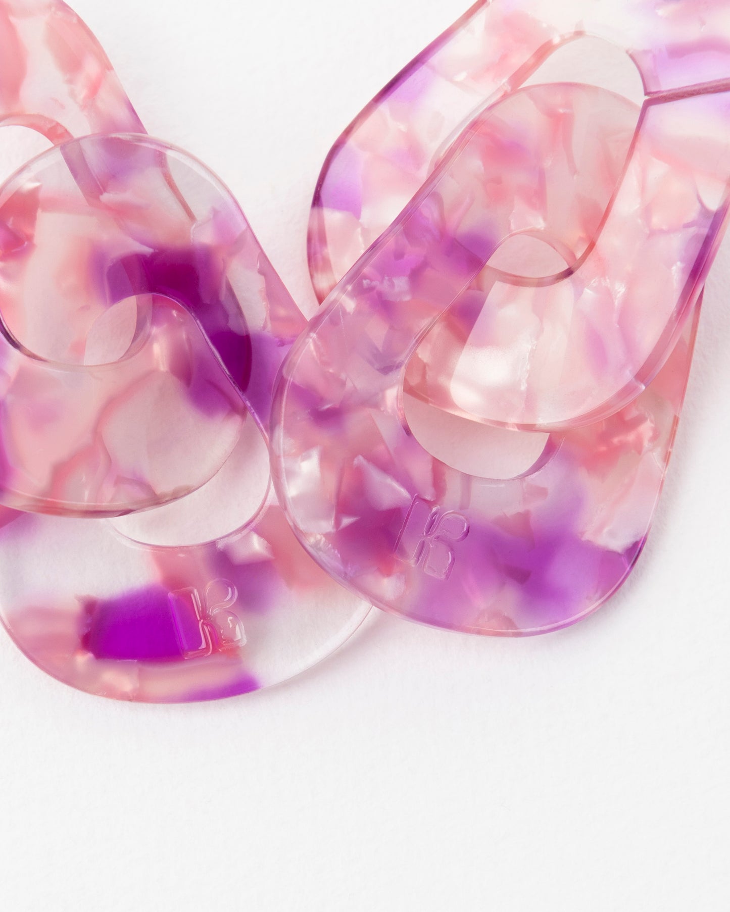Boucles d'oreilles MAILLON - Pink -
