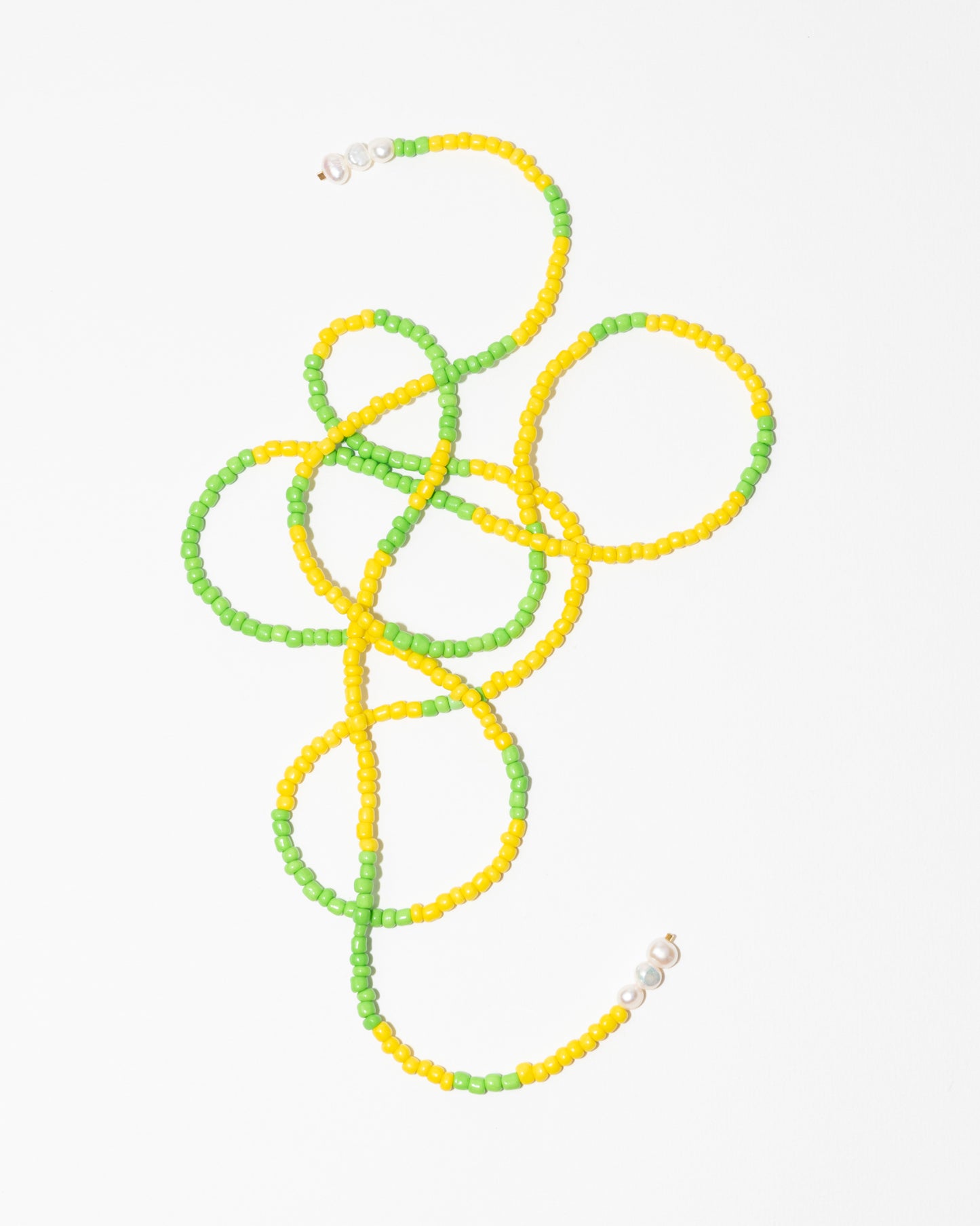 Collier SALT AND PEARLS - Jaune et vert - DROP #4
