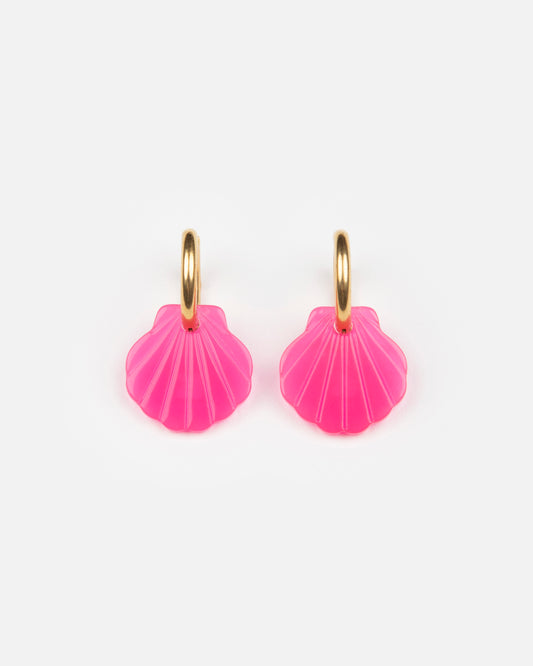 Boucles d'oreilles BABY MERMAID - Fuchsia -
