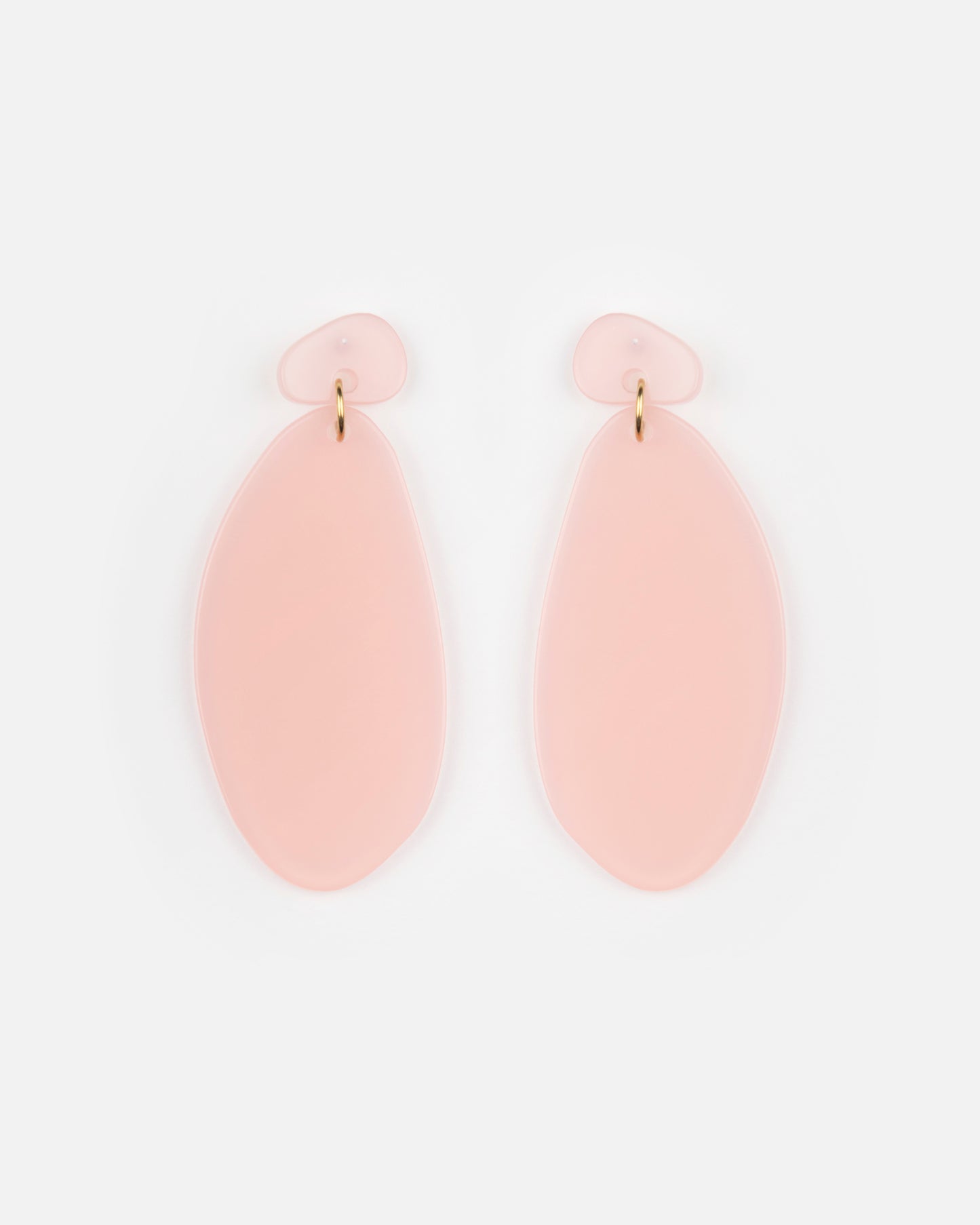 Boucles d'oreilles OVÉ - Rose pâle -