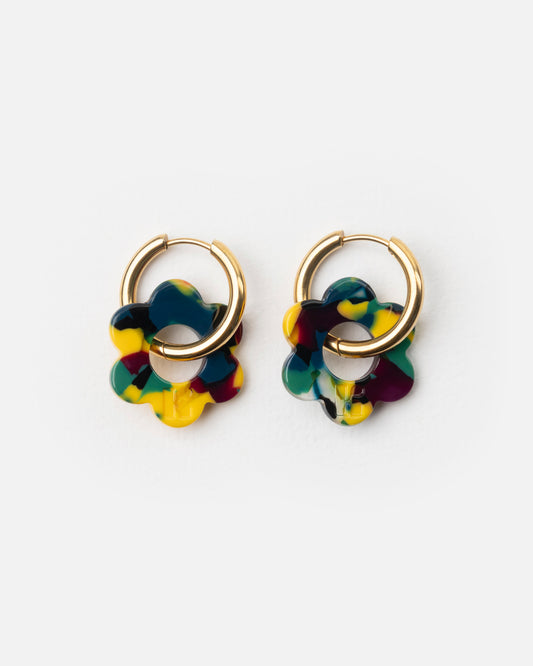 Boucles d'oreilles BABY FLEURETTE - Camo -