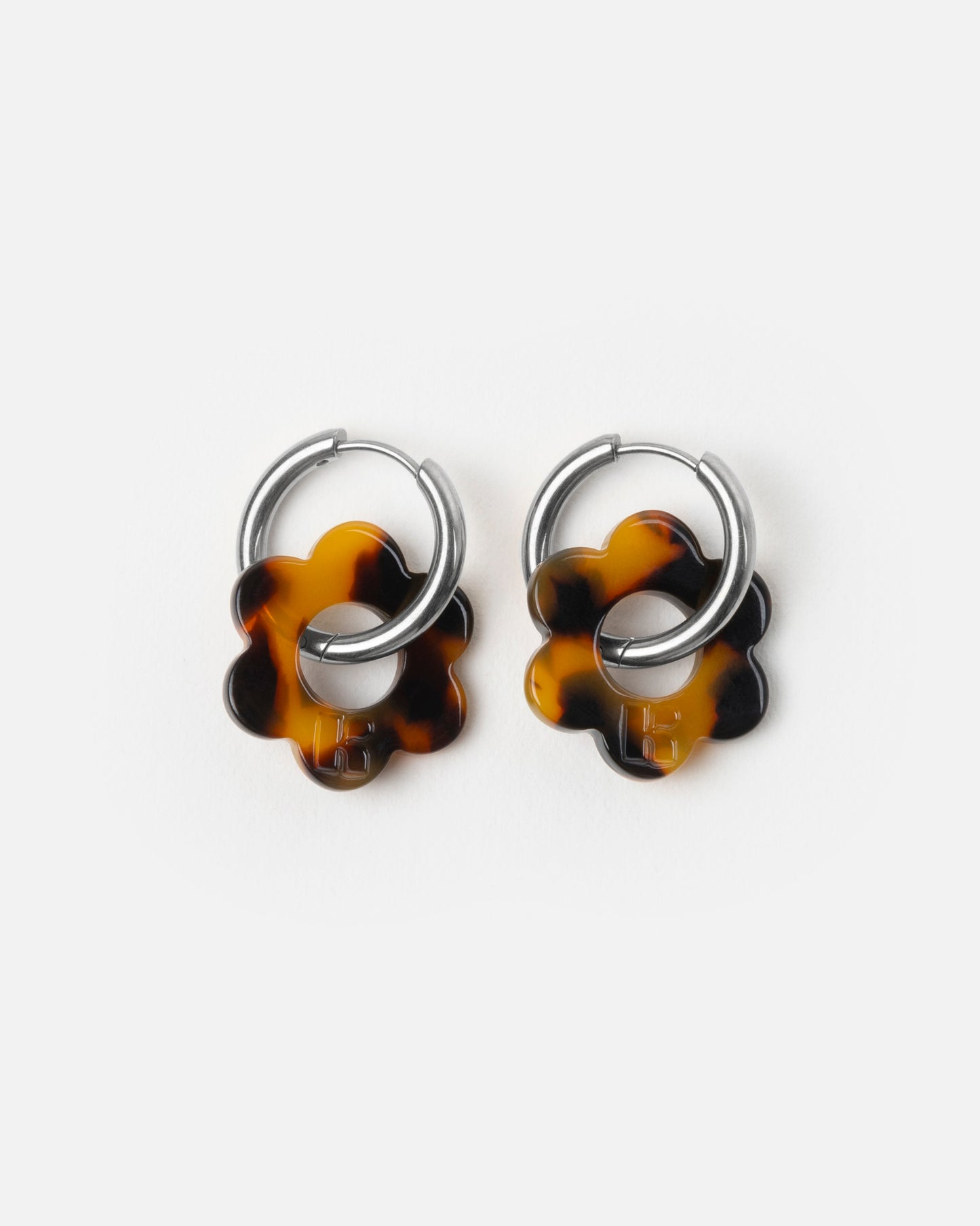 Boucles d'oreilles BABY FLEURETTE - Écaille -