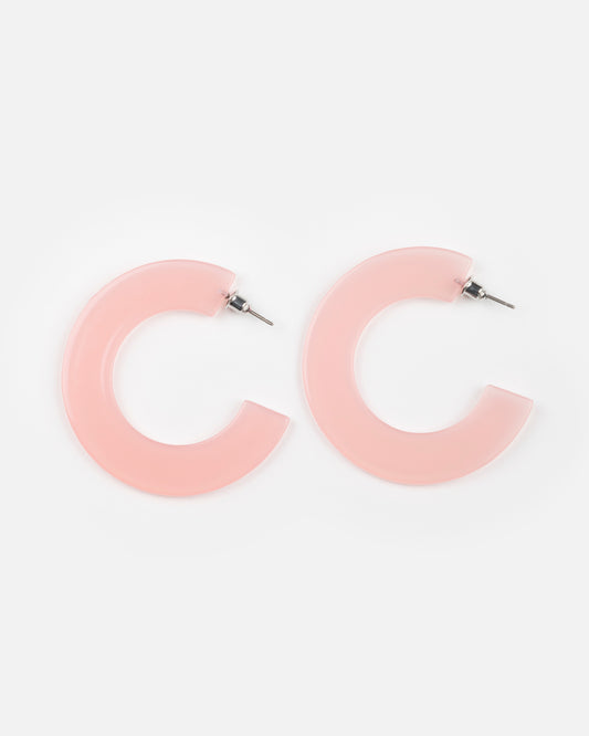 Boucles d'oreilles GINZA - Rose pâle -